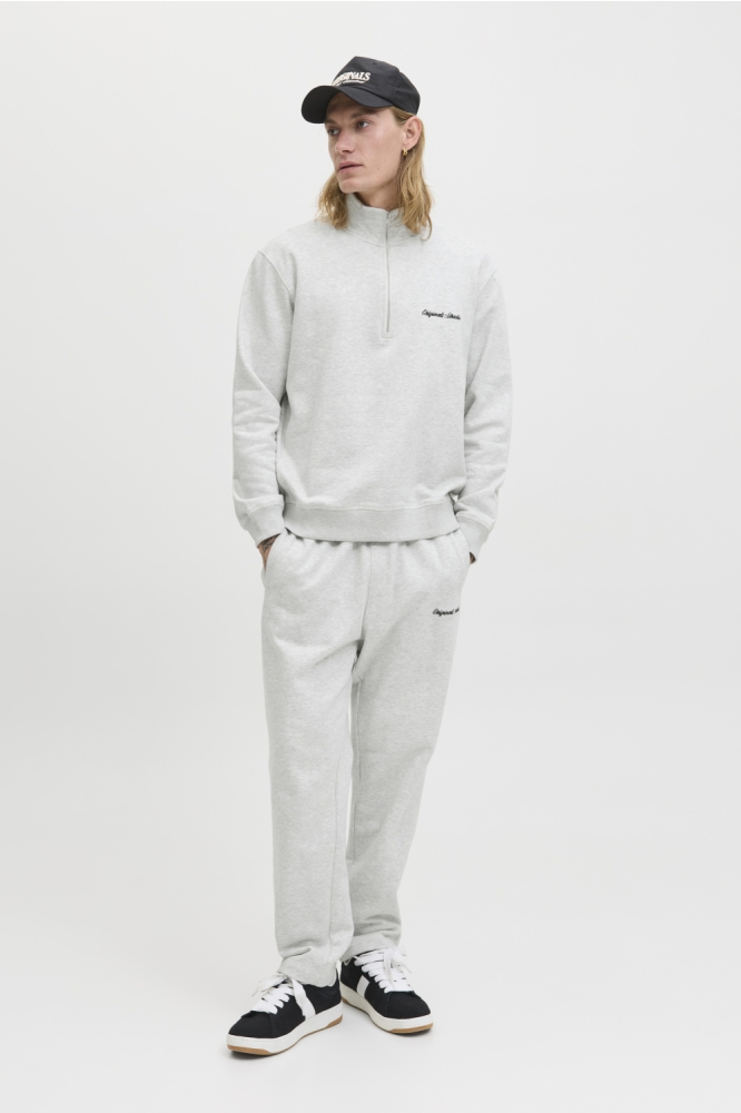 JORNORREBRO EMB SWEAT HIGH NECK SN 12282899 White Melange
